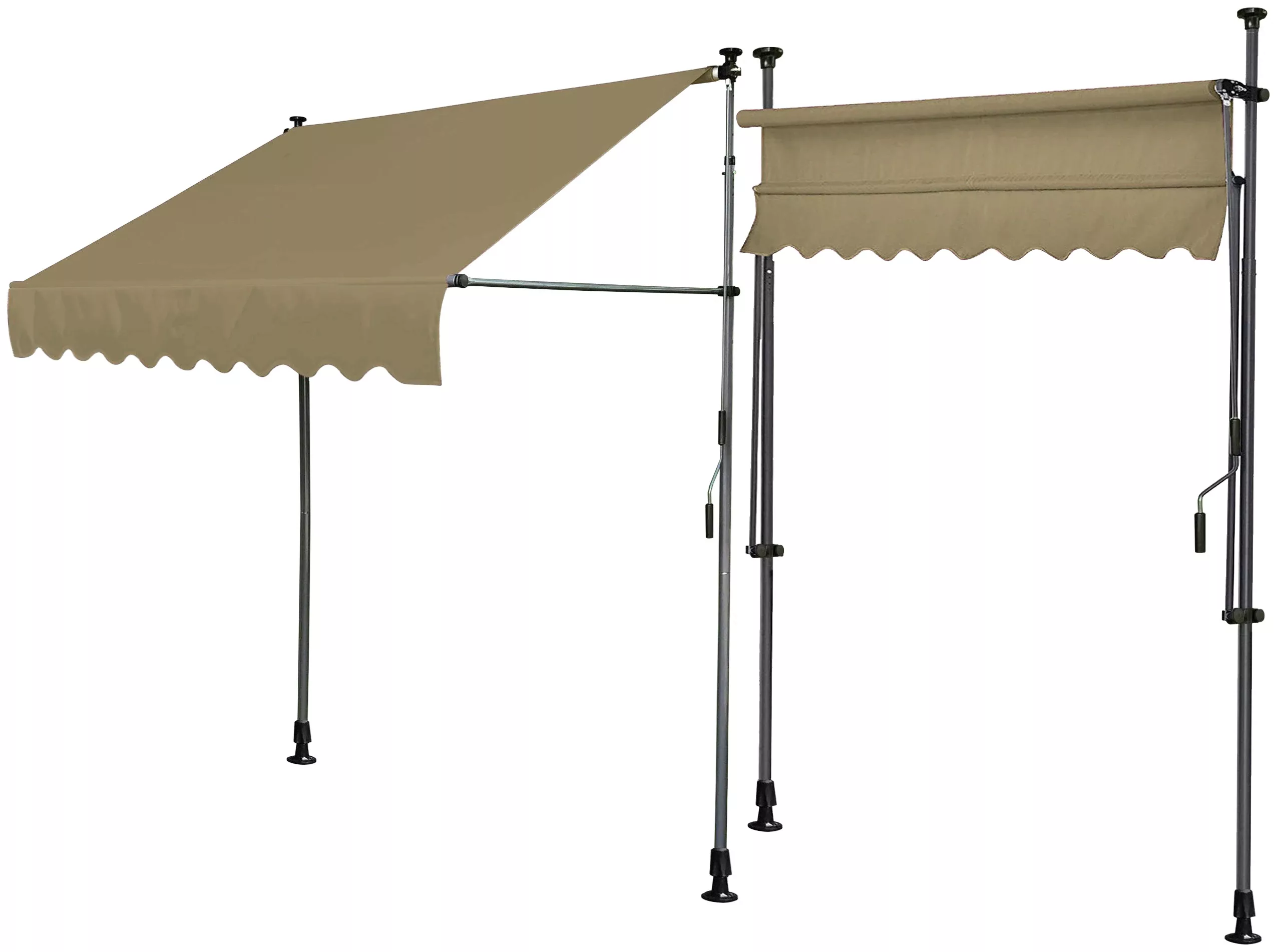 Quick Star Klemm-Senkrechtmarkise, 300 cm Breite, 130 cm Ausfall, Neigungsw günstig online kaufen