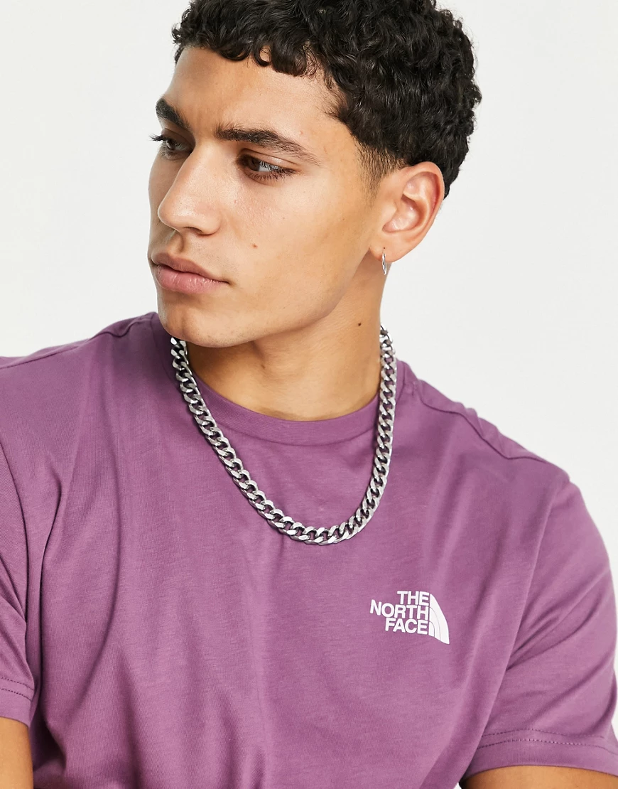 The North Face – Simple Dome – Violettes T-Shirt günstig online kaufen
