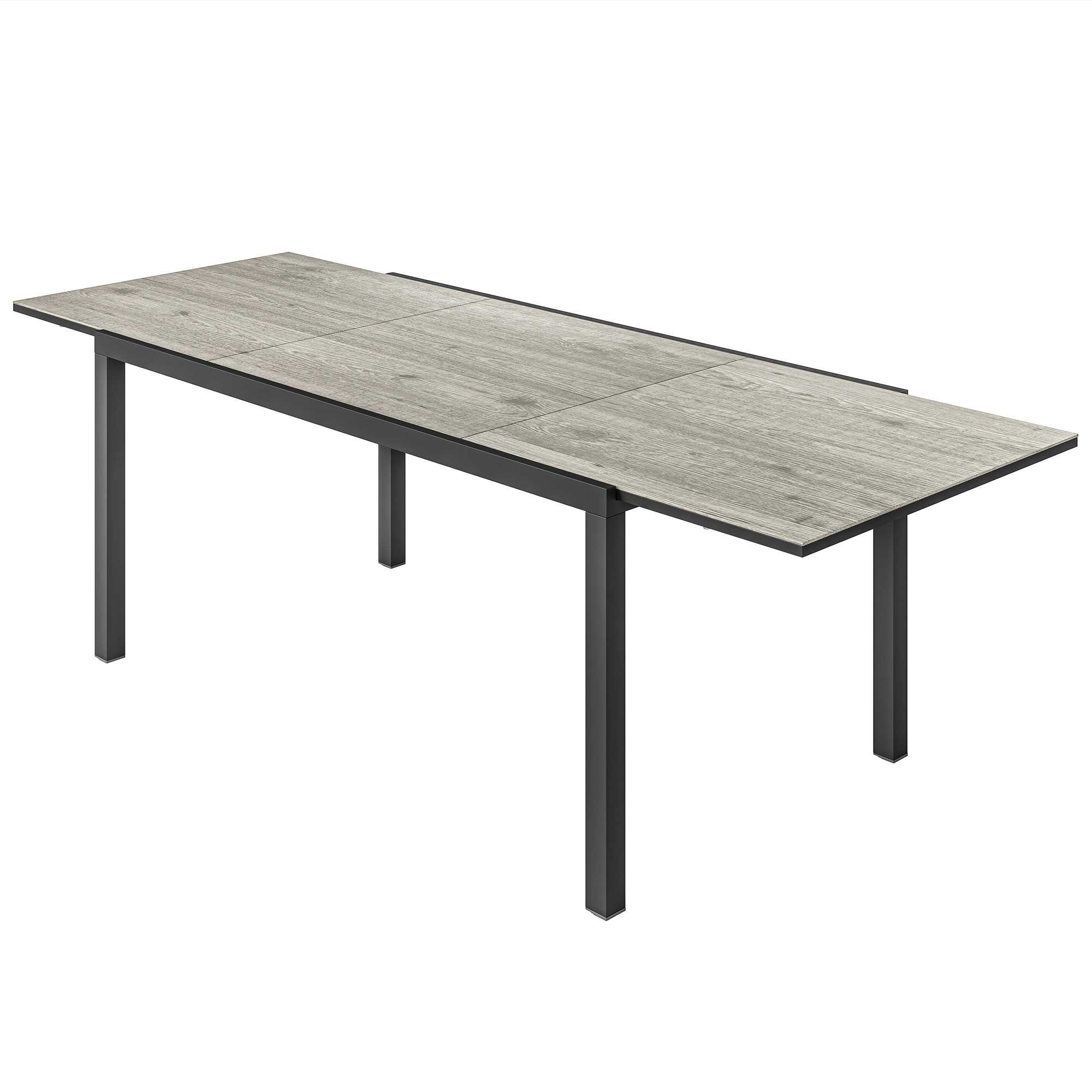 Outsunny Gartentisch Ausziehbarer Esstisch für 6-8 Personen, 160/240 x 90cm günstig online kaufen