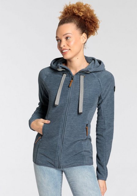 Polarino Fleecejacke, mit Kapuze, für kalte Tage, aus Fleece, mit Kapuze, a günstig online kaufen