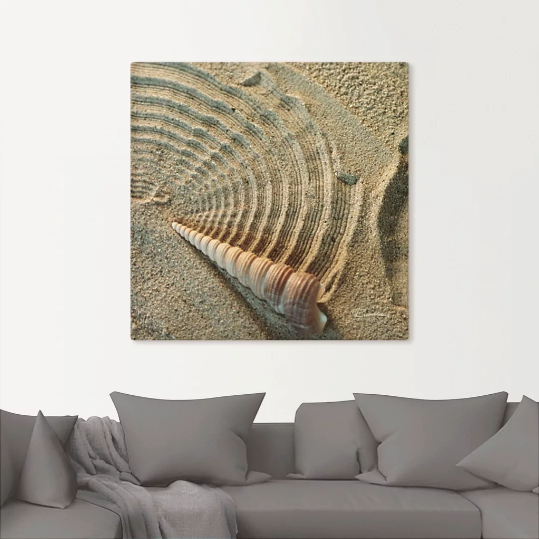 Artland Wandbild "Zen IV - Muschel im Sand", Zen, (1 St.) günstig online kaufen