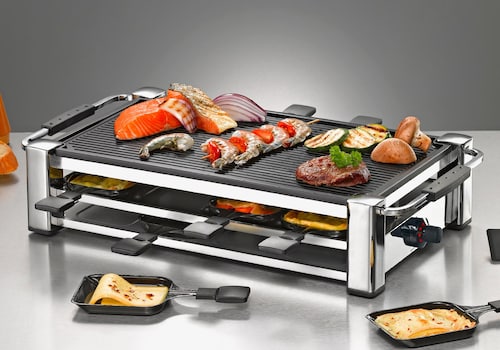 Rommelsbacher Raclette »Fashion RCC 1500«, 8 St. Raclettepfännchen, 1500 W günstig online kaufen