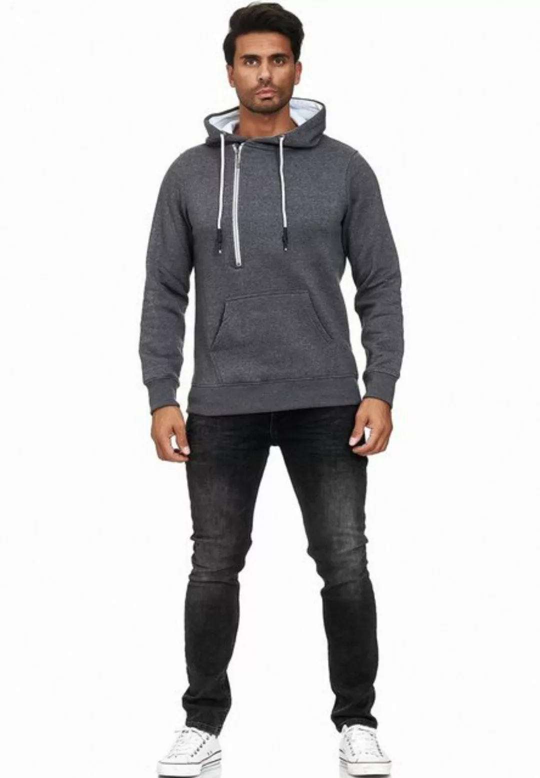 Rusty Neal Kapuzensweatshirt, mit seitlichem Reißverschluss günstig online kaufen