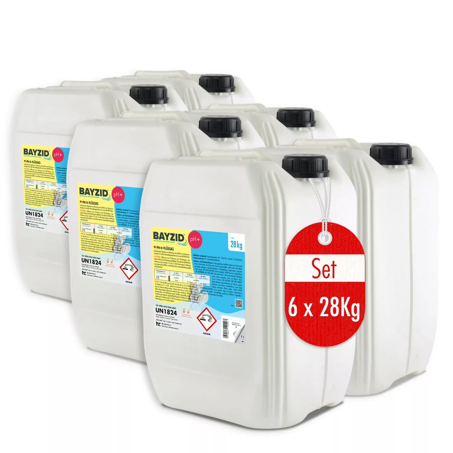 Bayzid pH Plus Flüssig 6 x 28kg günstig online kaufen