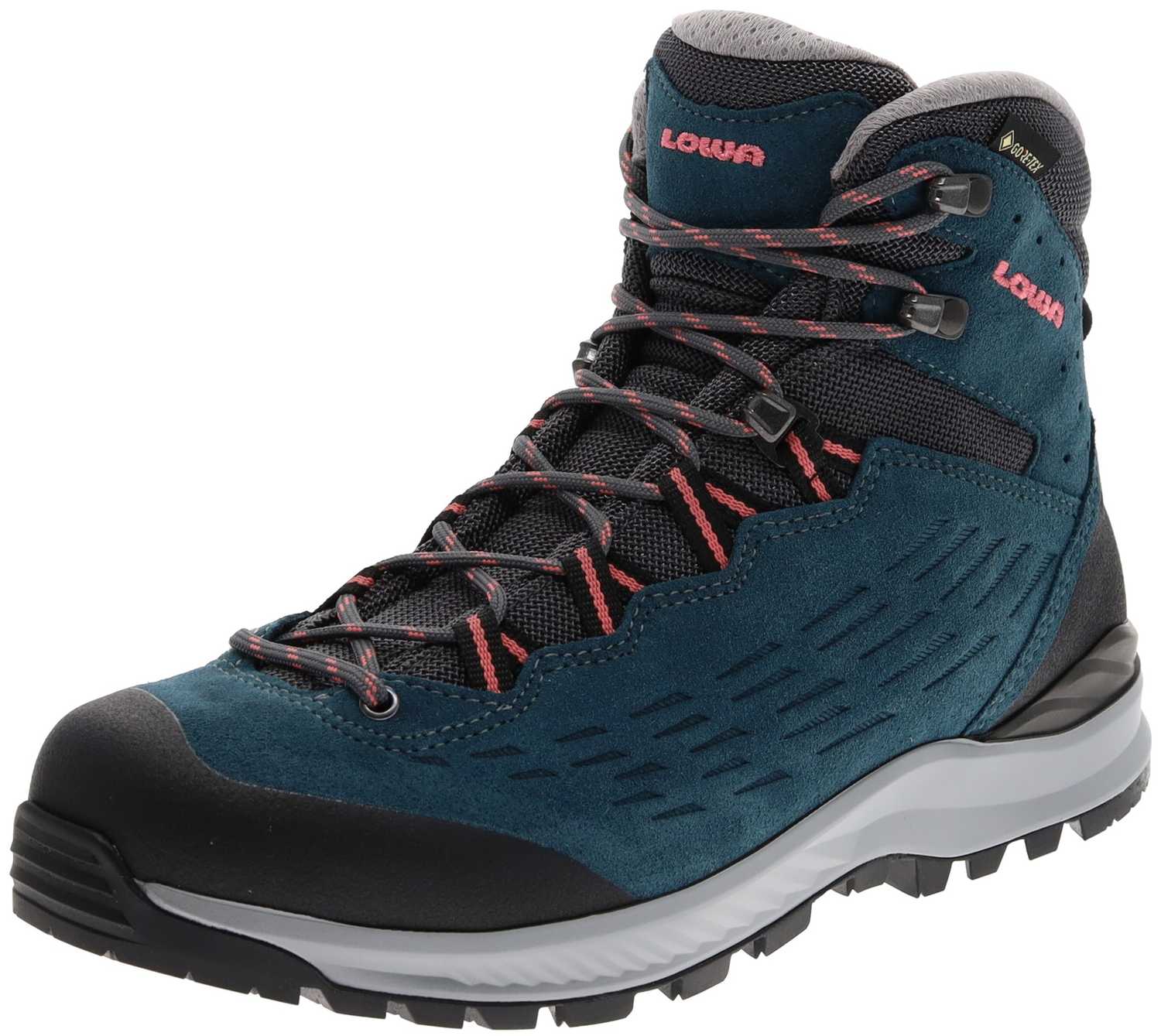 Lowa EXPLORER II GTX MID Ws Petrol Rosé Damen Trekkingstiefel günstig online kaufen