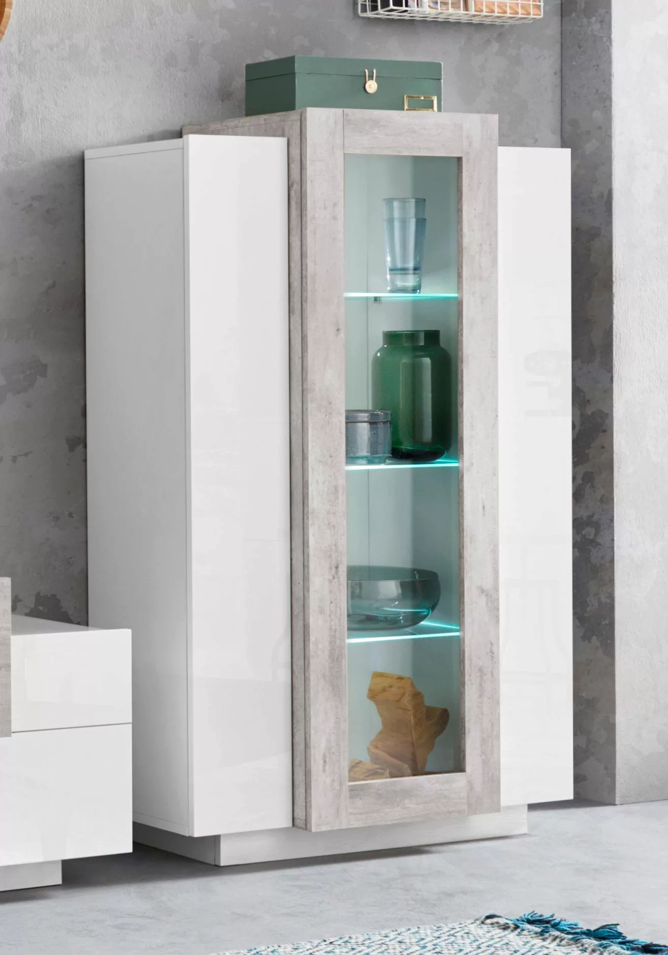 INOSIGN Vitrine »Coro, Vitrine, Glasvitrine, Vitrinenschrank, Stauraumvitri günstig online kaufen