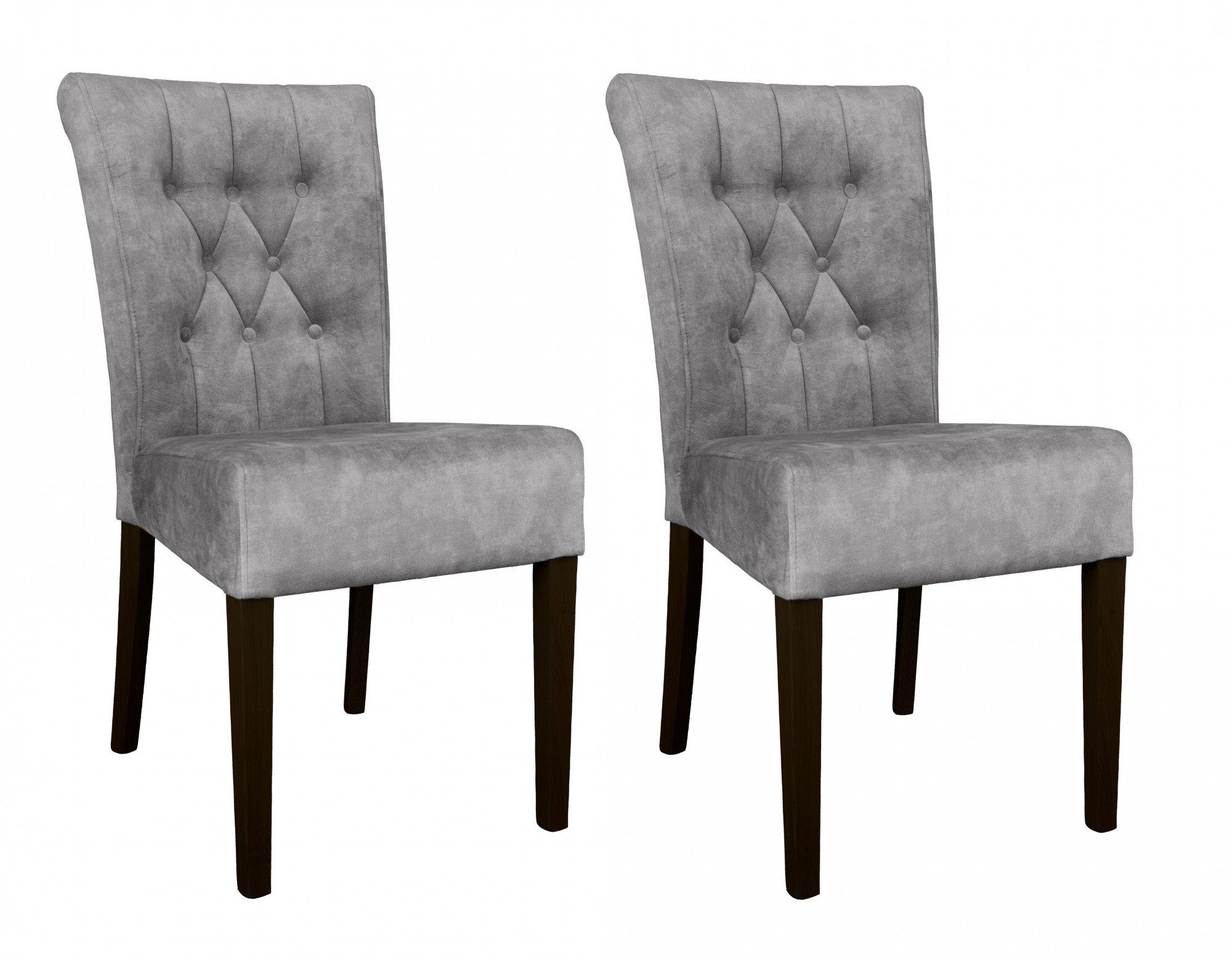 Home affaire 4-Fußstuhl "Ravenna", (Set), 2 St., Samtvelours, Esszimmerstuh günstig online kaufen