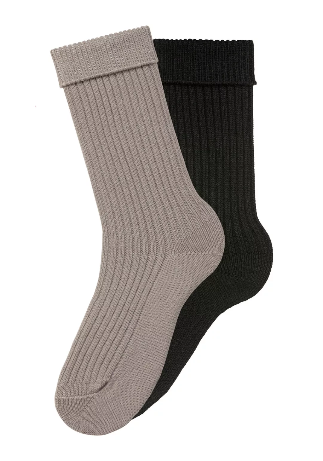 Lavana Socken, (Packung, 2 Paar), in modischem Rippstrick günstig online kaufen