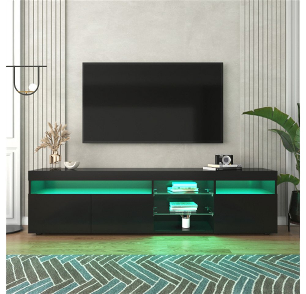 Mia&Coco TV-Schrank TV-Schrank moderner, helles Panel, variable LED-Beleuch günstig online kaufen