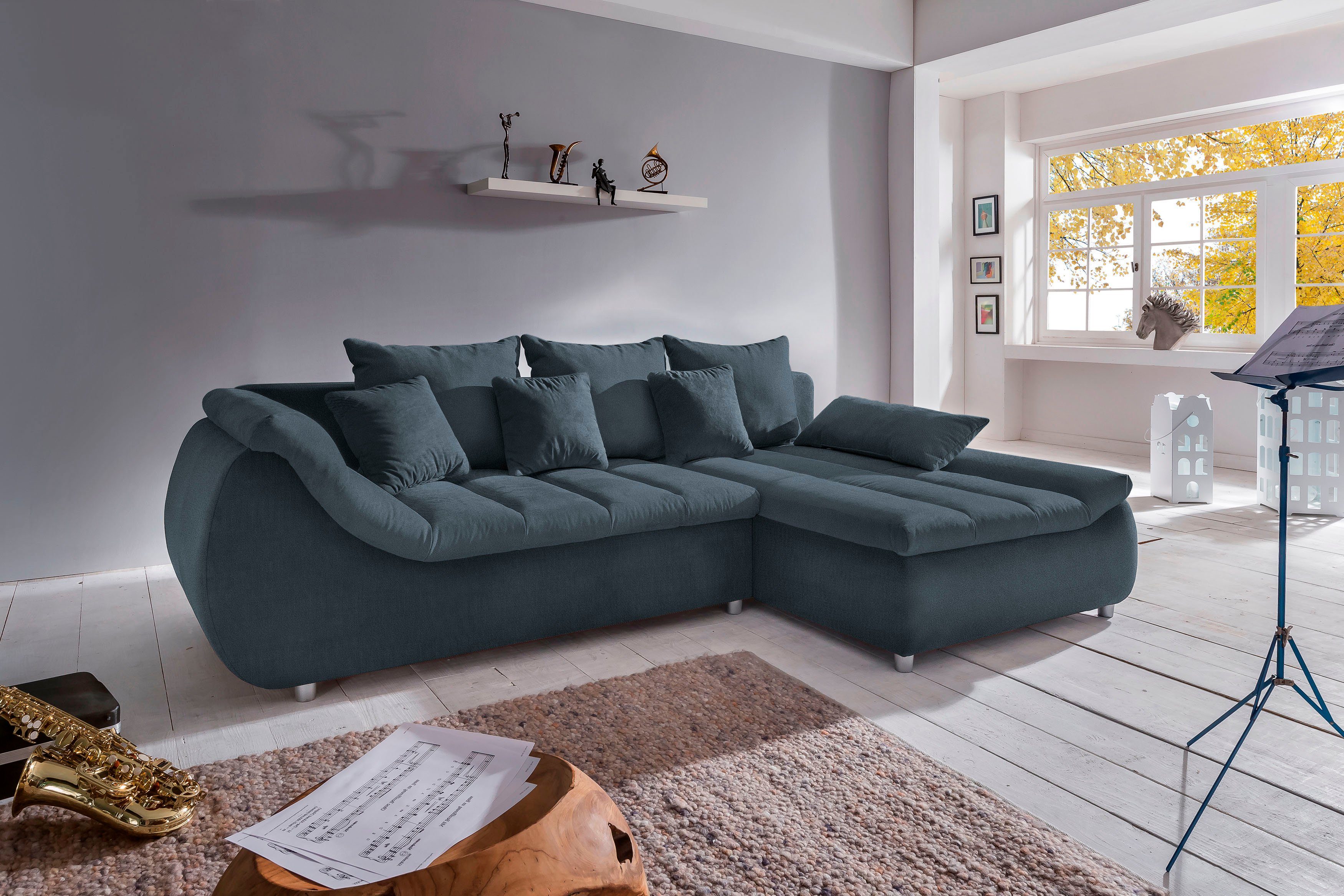 INOSIGN Ecksofa Imola elegant und bequem, günstig online kaufen