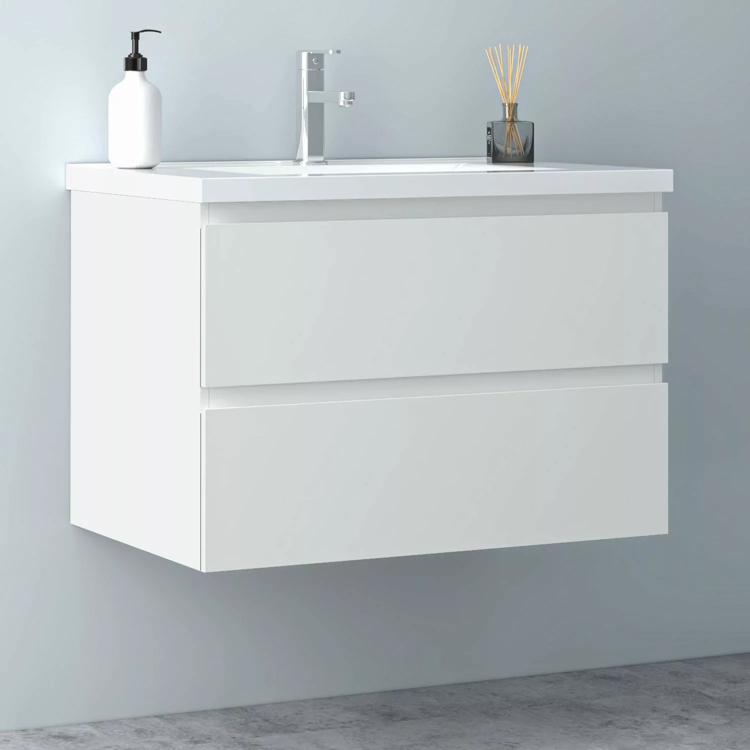 Aica Sanitär Waschtisch Badezimmerschrank Unterschrank mit günstig online kaufen