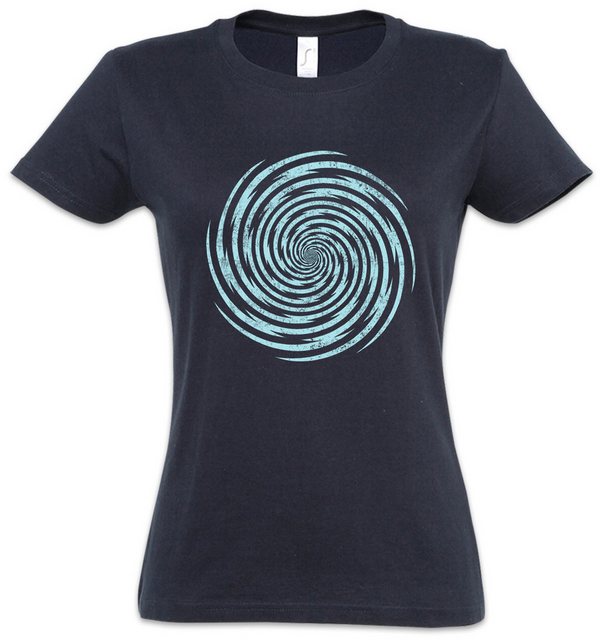 Urban Backwoods Print-Shirt Spiral Lightning Damen T-Shirt Spirale Hypnose günstig online kaufen