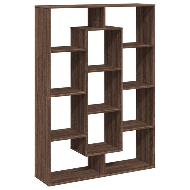 vidaXL Bücherregal Bücherregal Braun Eichen-Optik 102x29x143 cm Holzwerksto günstig online kaufen