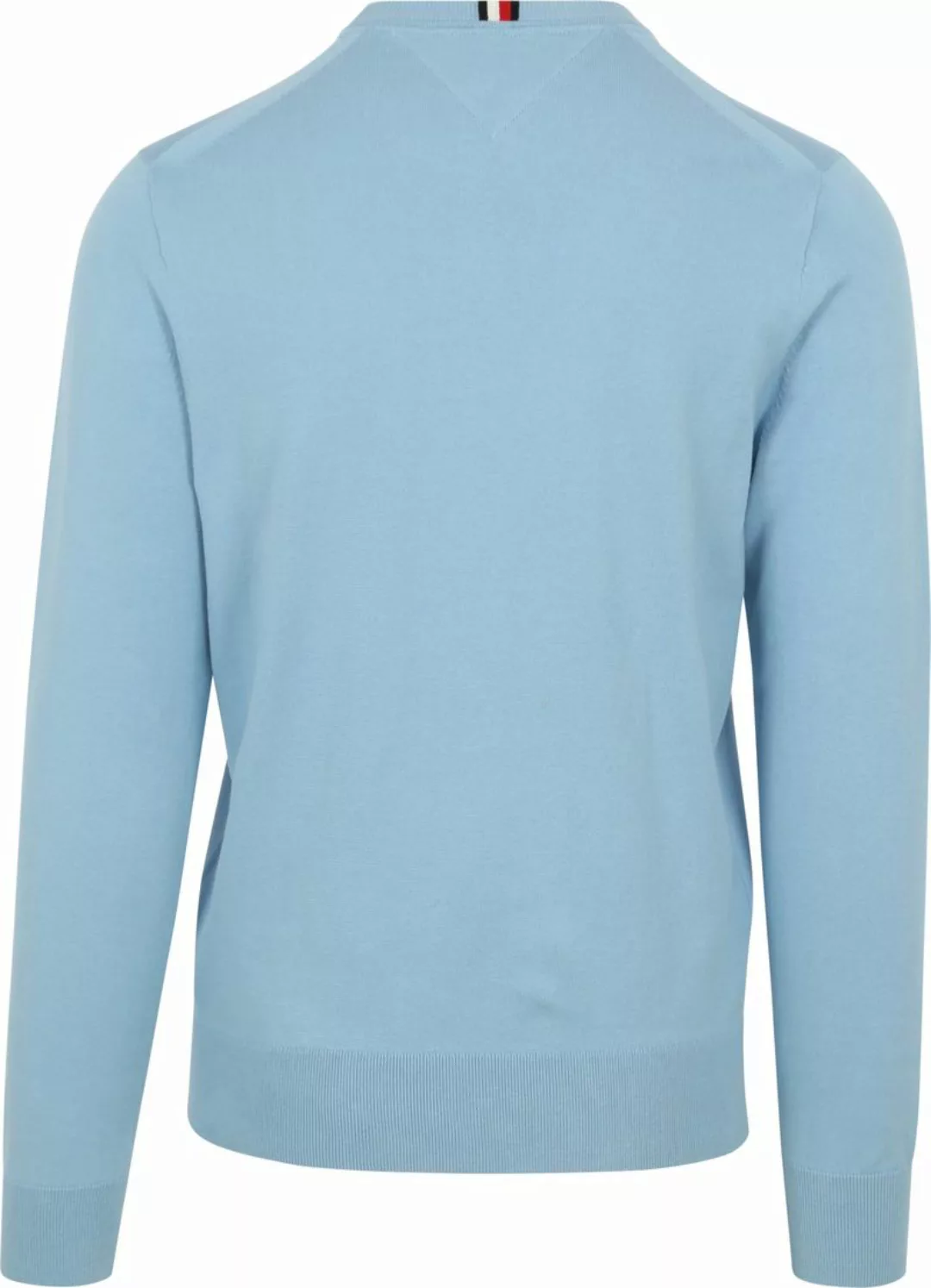 Tommy Hilfiger Pullover Blau Mouliné - Größe L günstig online kaufen