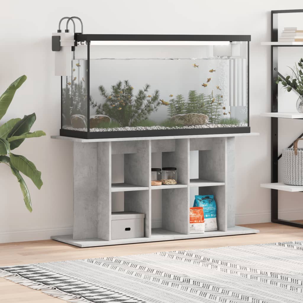 vidaXL Aquariumunterschrank Aquariumständer Betongrau 120x40x60 cm günstig online kaufen