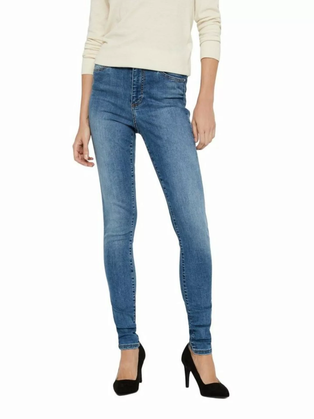 Vero Moda Skinny-fit-Jeans VMSOPHIA HW SKINNY JEANS LT BL NOOS günstig online kaufen