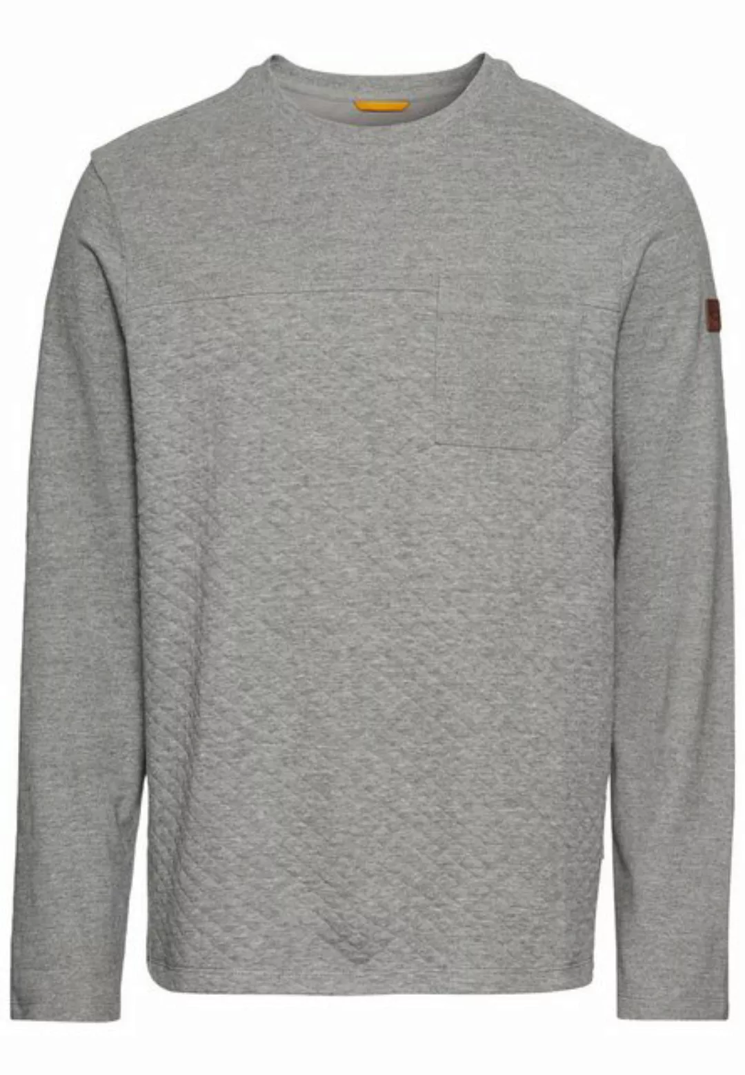 camel active Longsleeve mit Steppmuster (1-tlg) günstig online kaufen