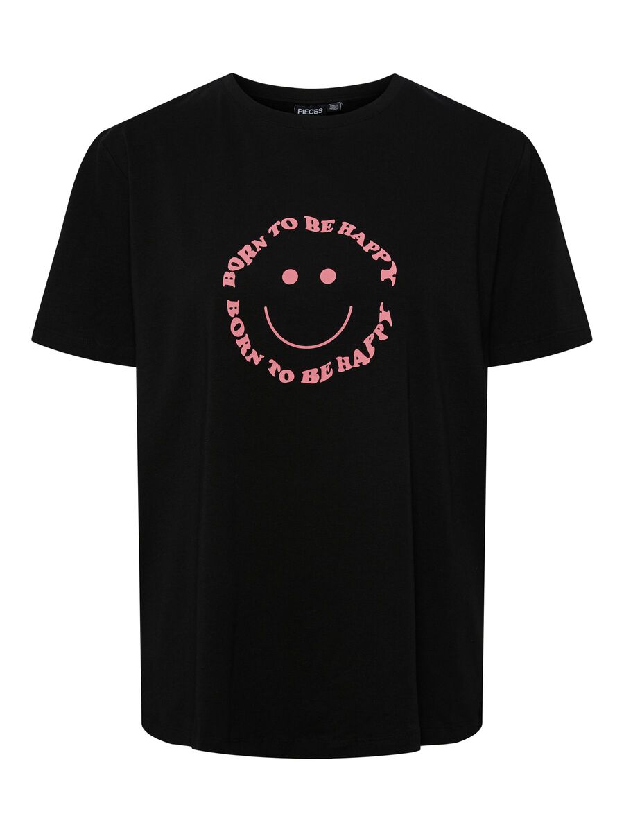 PIECES Pcfibbi  Qx T-shirt Damen Schwarz günstig online kaufen