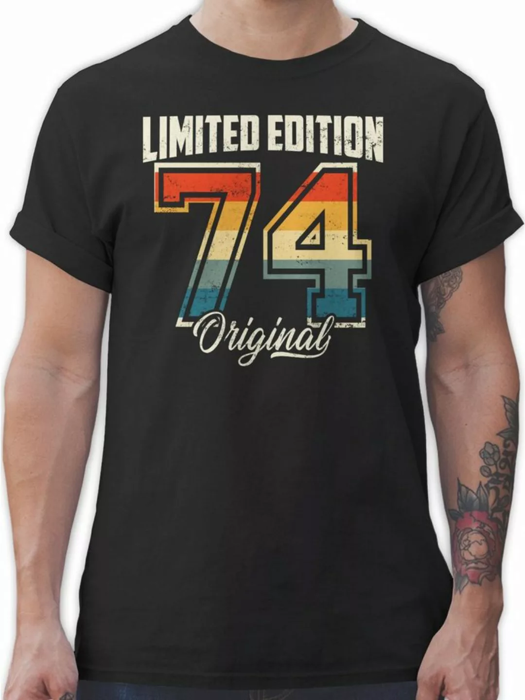 Shirtracer T-Shirt Limited Edition 1974 Original 50. Geburtstag günstig online kaufen