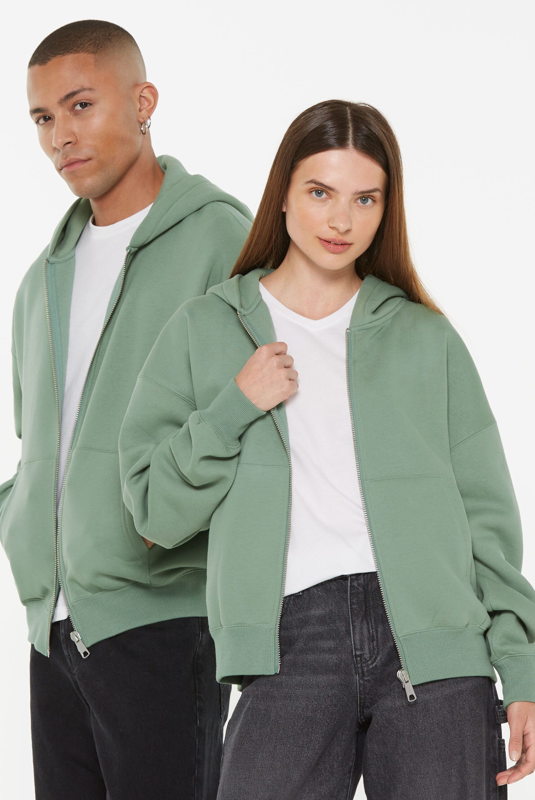 Harlem Soul Kapuzensweatjacke mit Baumwolle günstig online kaufen