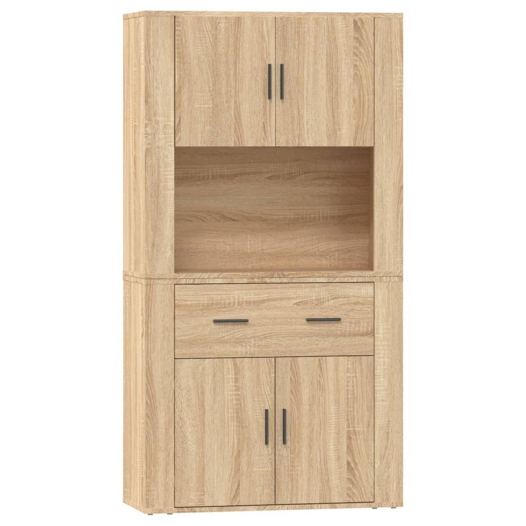 vidaXL Highboard Highboard Sonoma-Eiche Holzwerkstoff (1 günstig online kaufen