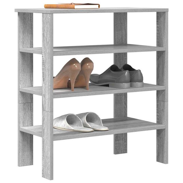 vidaXL Schuhschrank Schuhregal Grau Sonoma 61x32x70 cm Holzwerkstoff günstig online kaufen