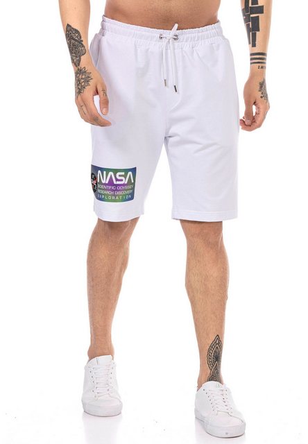 RedBridge Sweatshorts Red Bridge Herren Shorts Kurze Hose mehrfarbiger Nasa günstig online kaufen