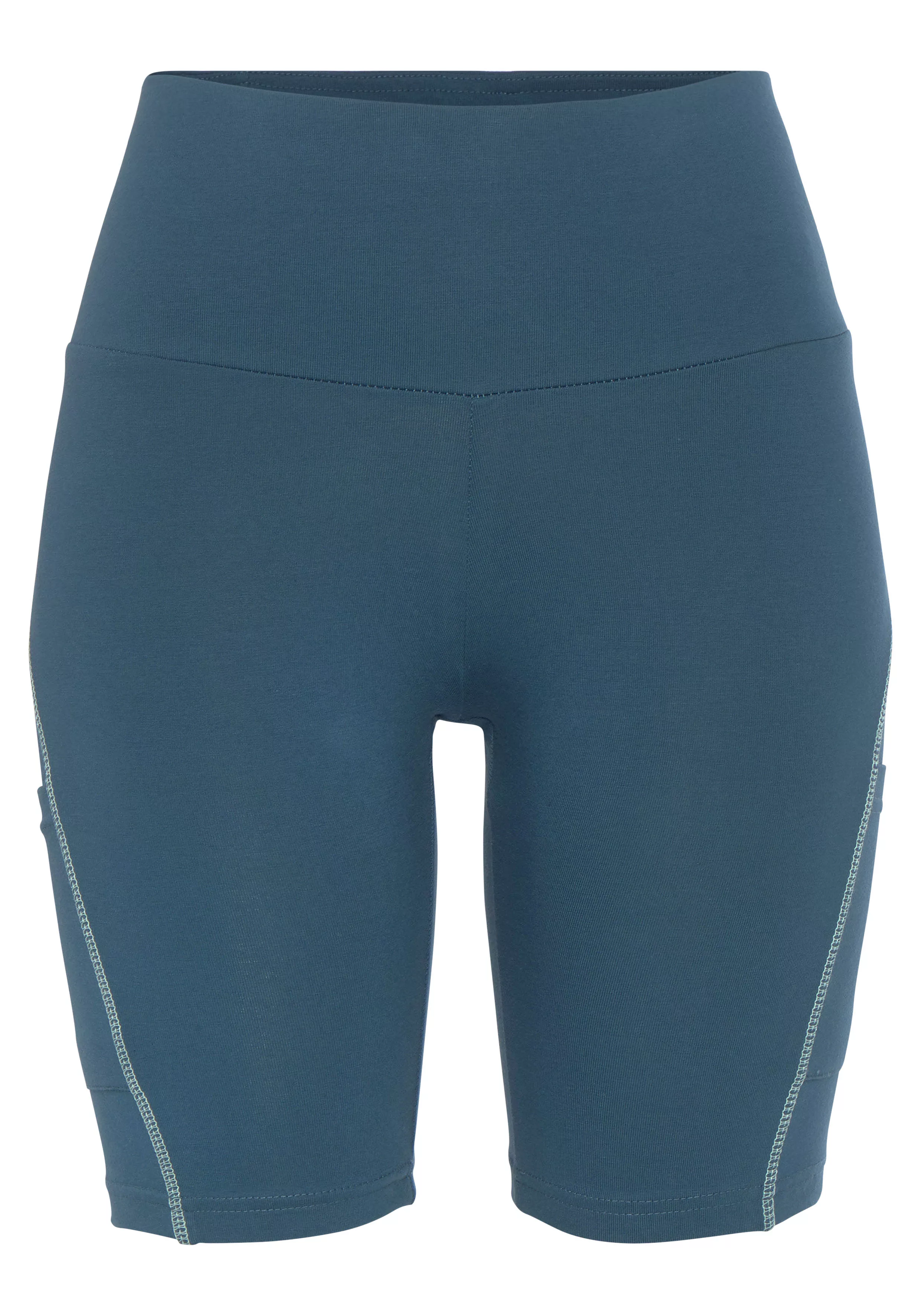 LASCANA ACTIVE Radlerhose "-Kurze Hose", mit farbigen Kontrastnähten günstig online kaufen