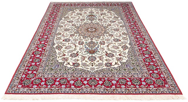 morgenland Orientteppich »Perser - Isfahan - Premium - 248 x 159 cm - beige günstig online kaufen