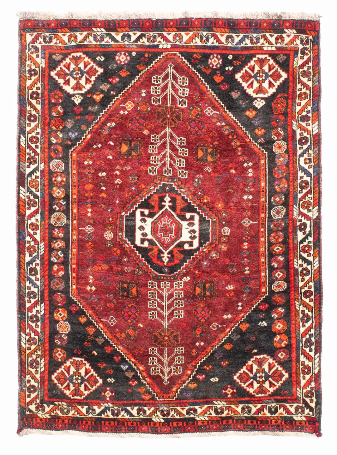 morgenland Orientteppich »Perser - Nomadic - 148 x 108 cm - dunkelrot«, rec günstig online kaufen