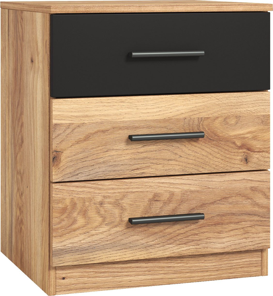 Home affaire Nachtkonsole "Faweza,Breite 46 cm, Nachtschrank mit 3 Schublad günstig online kaufen
