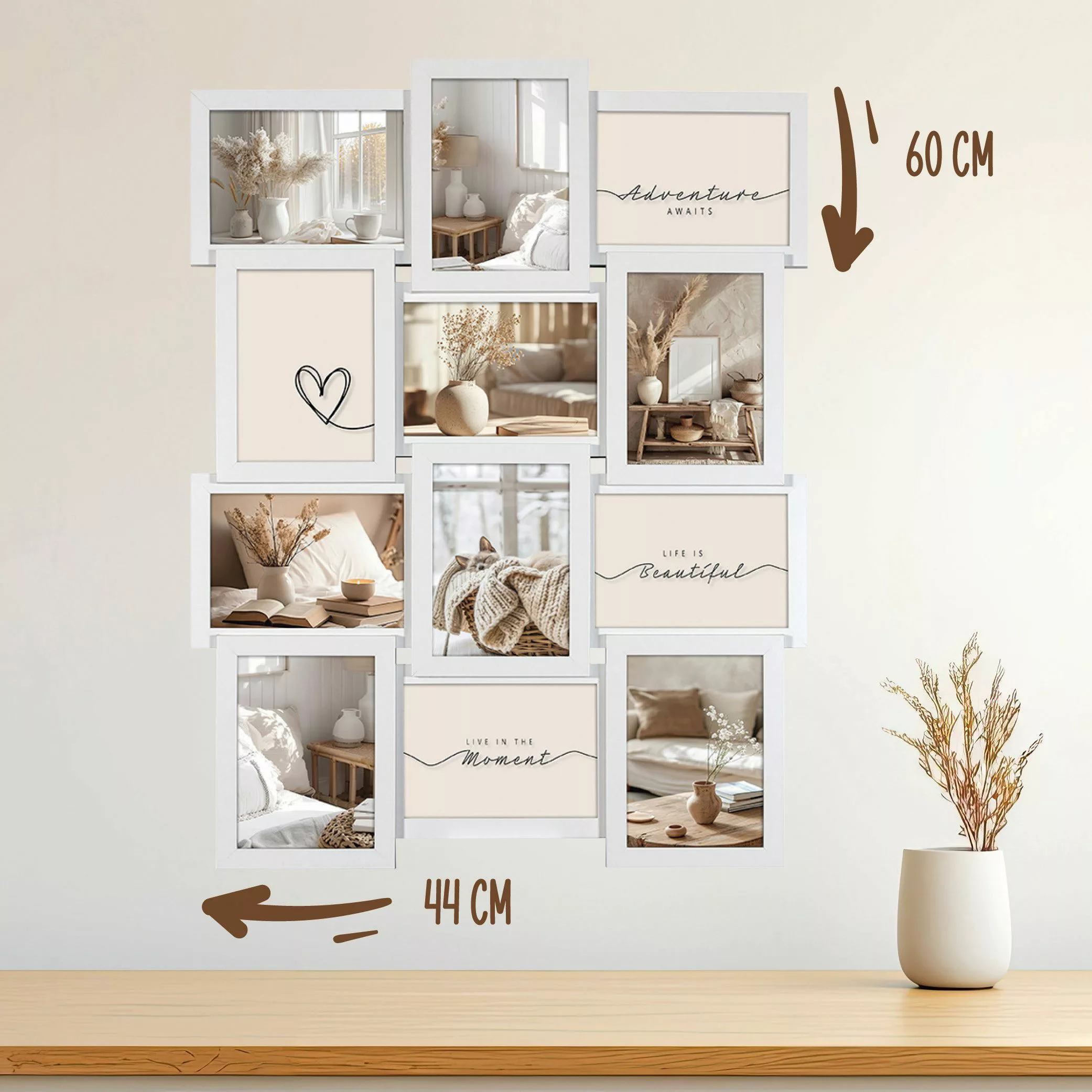 Wackadoo Living Bilderrahmen Collage Nordic, für günstig online kaufen