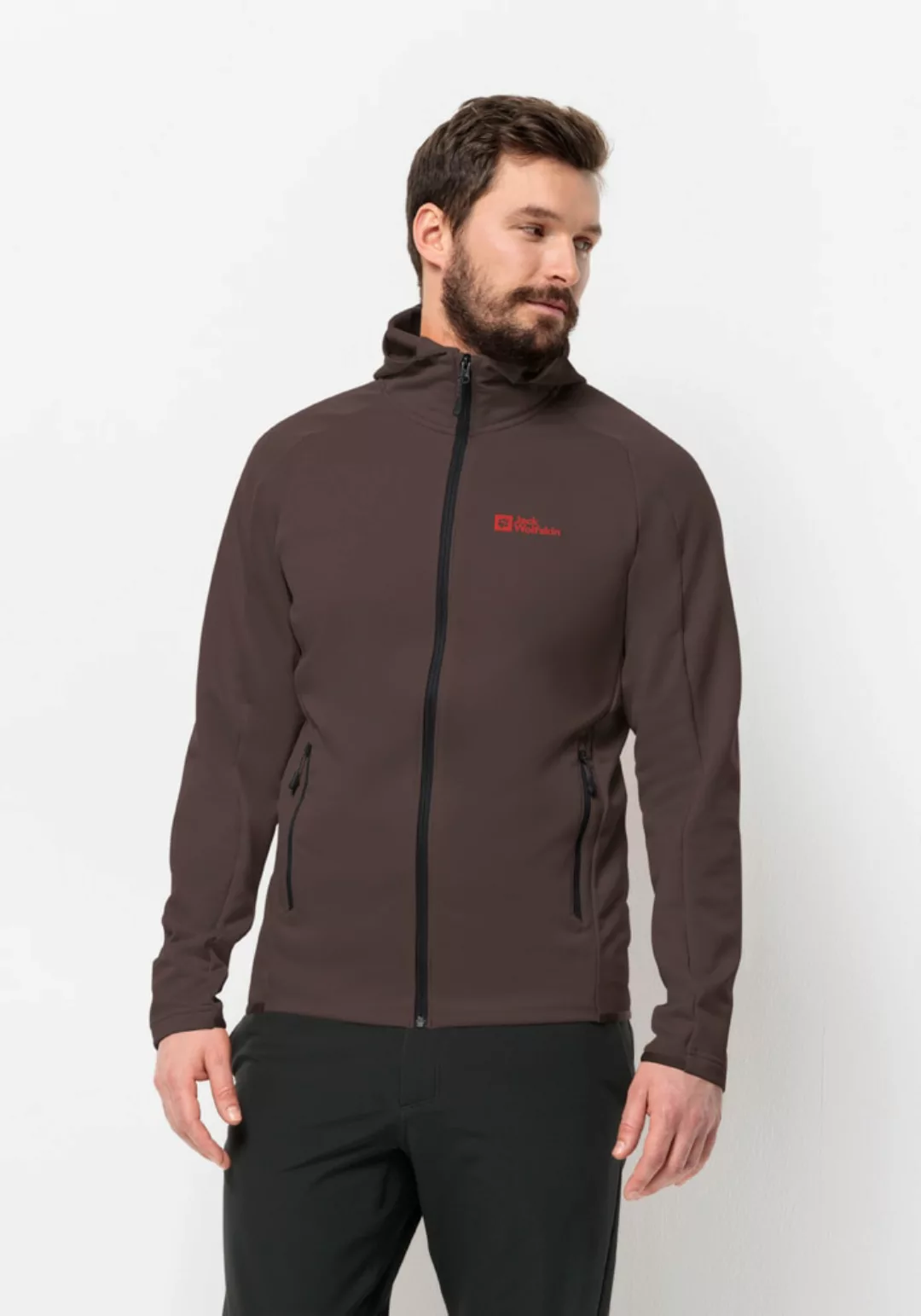 Jack Wolfskin Fleecejacke "ALPGRAT HOODED FZ M", mit Kapuze günstig online kaufen