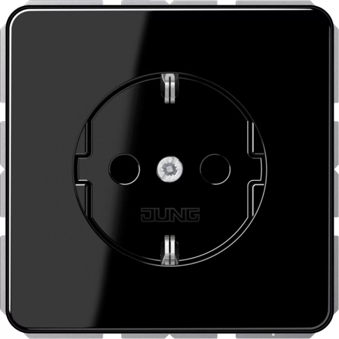 Jung SCHUKO-Steckdose schwarz CD 1520 SW günstig online kaufen