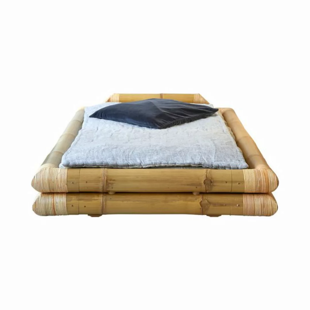 Tikamoon Massivholzbett Balyss Futonbett aus Bambus 90x190 cm günstig online kaufen