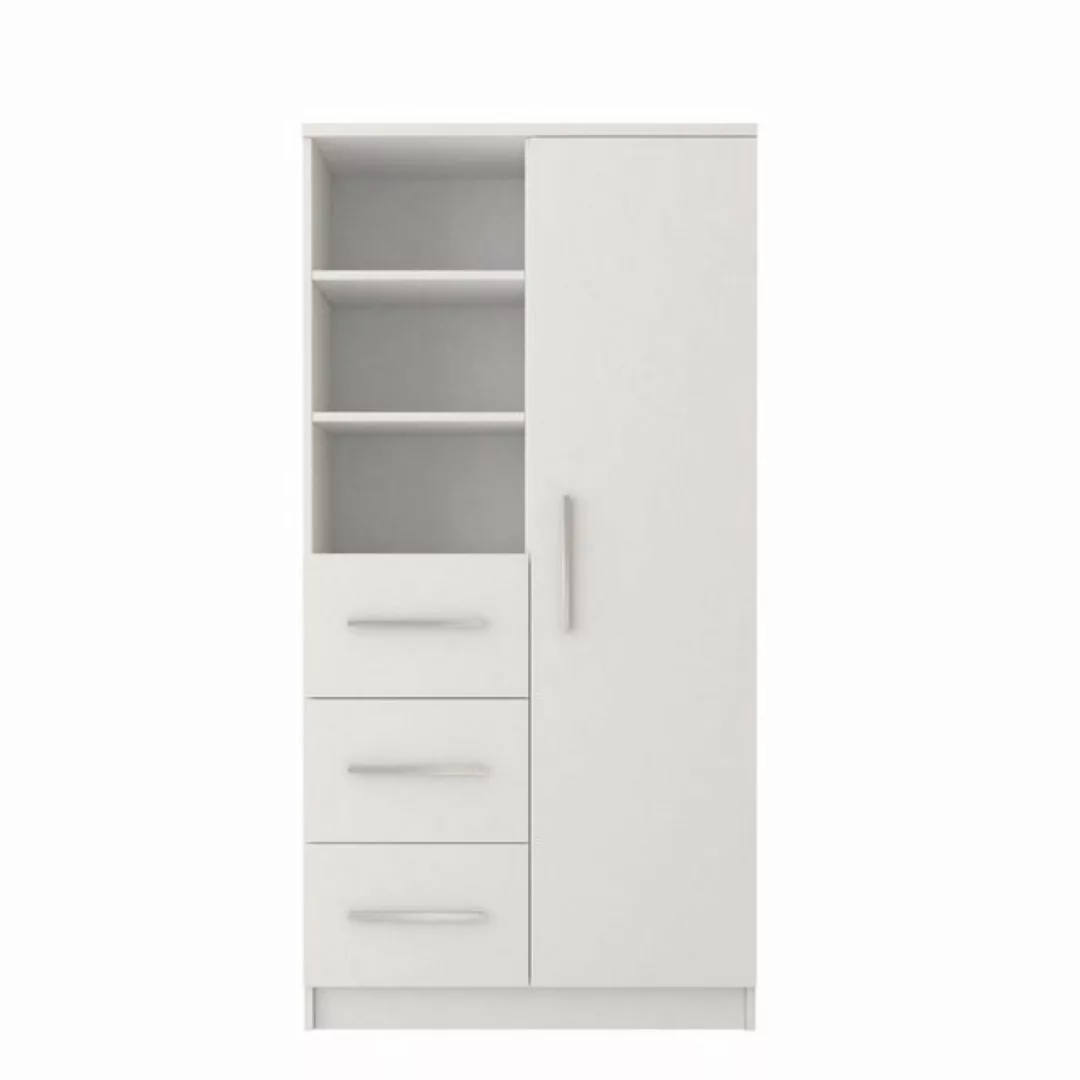 MOEBLO Kleiderschrank Marsala 3SD 05 (mit Schubladen Regal, Vitrine Kleider günstig online kaufen