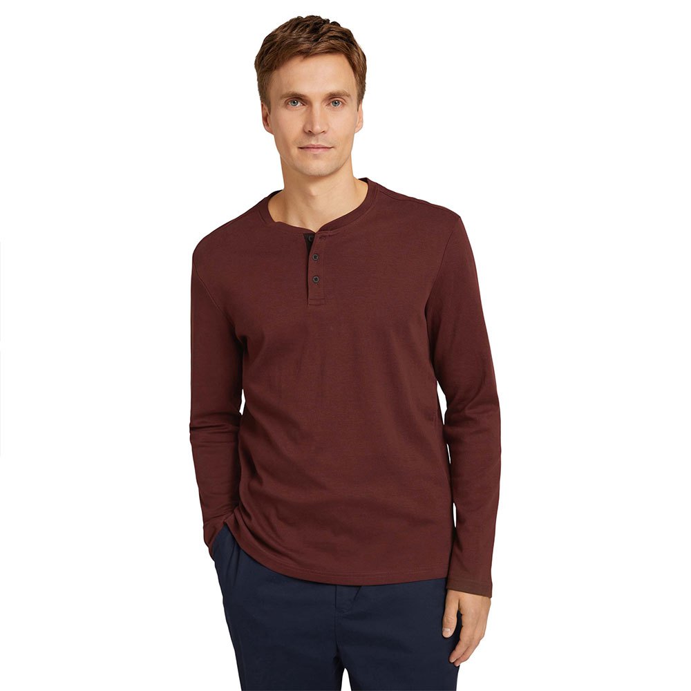 Tom Tailor 1029245 Langarm-t-shirt XL Decadent Bordeaux günstig online kaufen