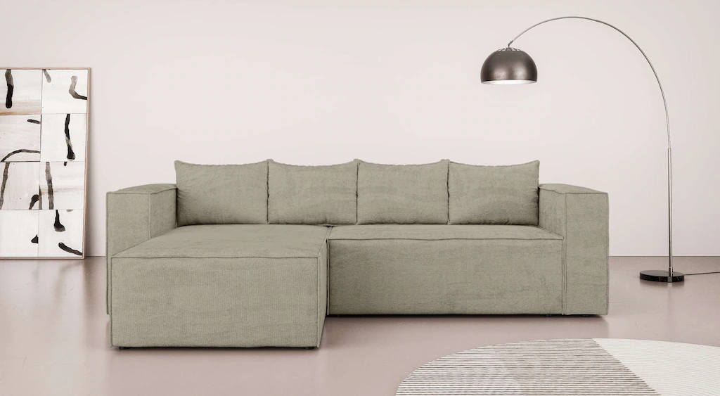 INOSIGN Ecksofa "LINCOLNVILLE mit Bettfunktion und Bettkasten, Maße B/H/T 2 günstig online kaufen