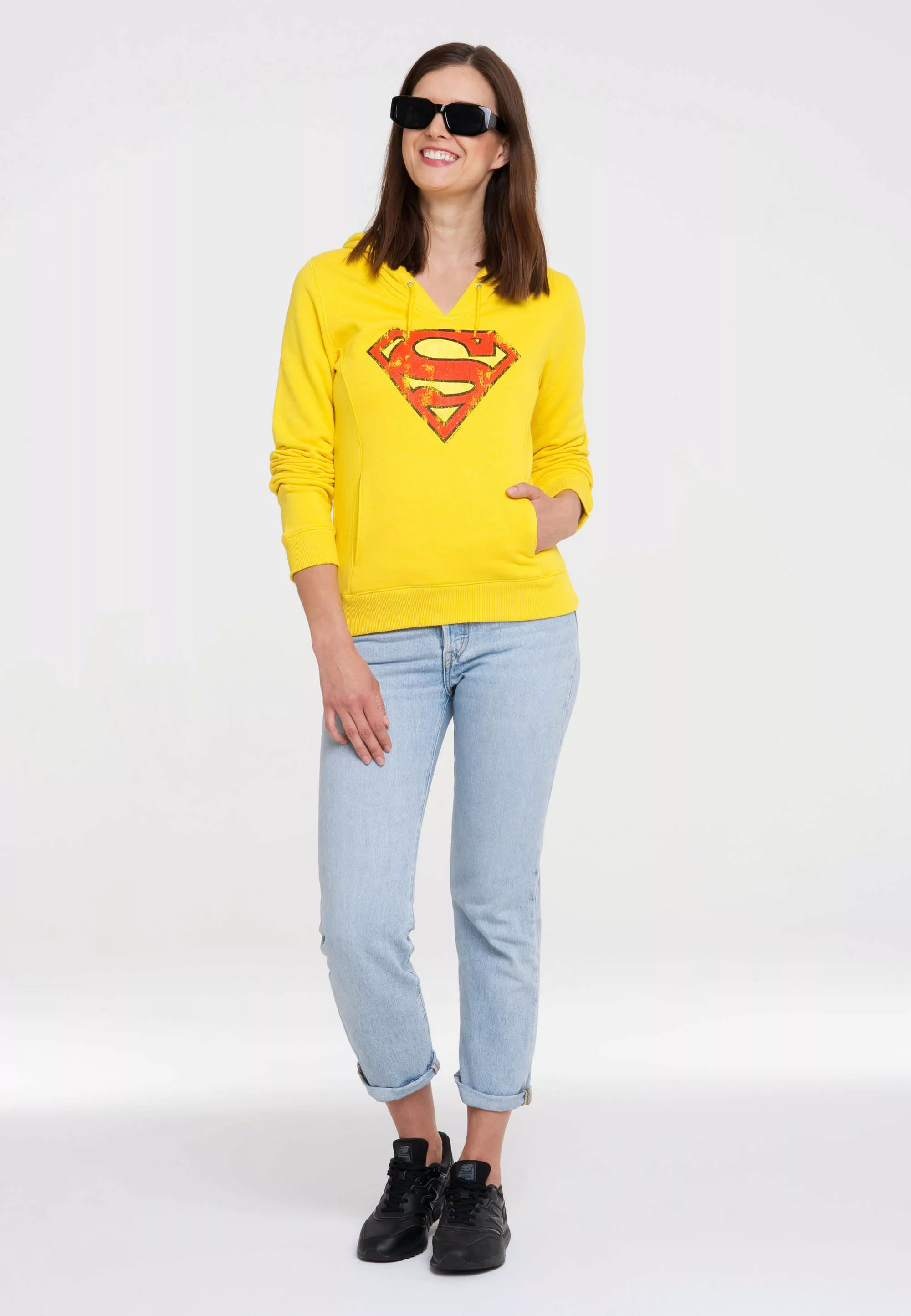 LOGOSHIRT Kapuzensweatshirt "DC Comics - Superman", mit lizenziertem Print günstig online kaufen