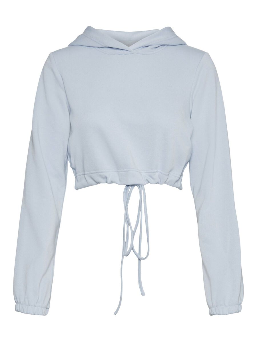 NOISY MAY Cropped Hoodie Damen Blau günstig online kaufen