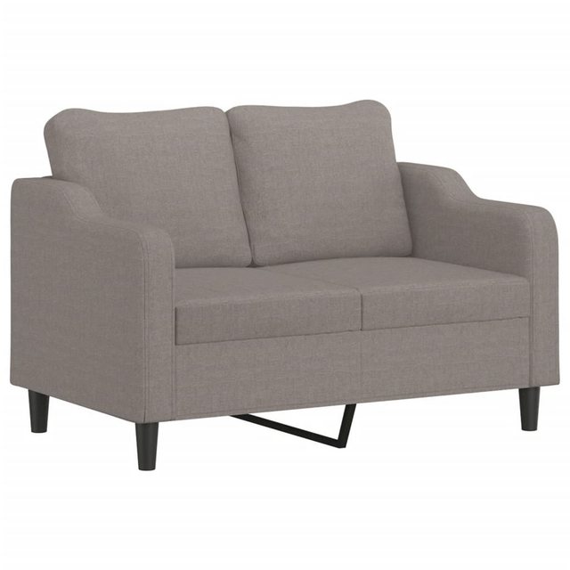 vidaXL Sofa, 2-Sitzer-Sofa Taupe 140 cm Stoff günstig online kaufen