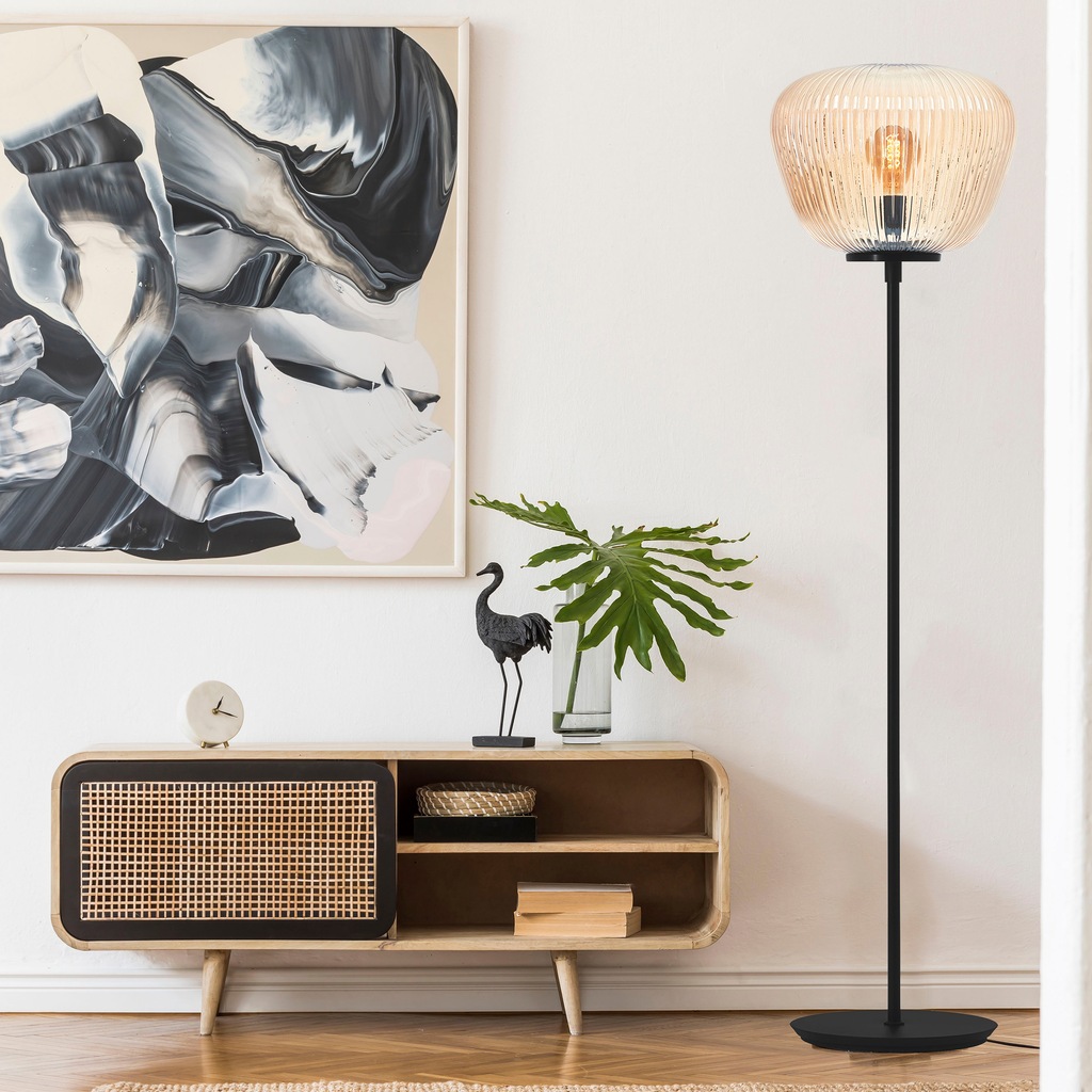 Brilliant Stehlampe »Kaizen«, 1 flammig, Leuchtmittel E27   ohne Leuchtmitt günstig online kaufen