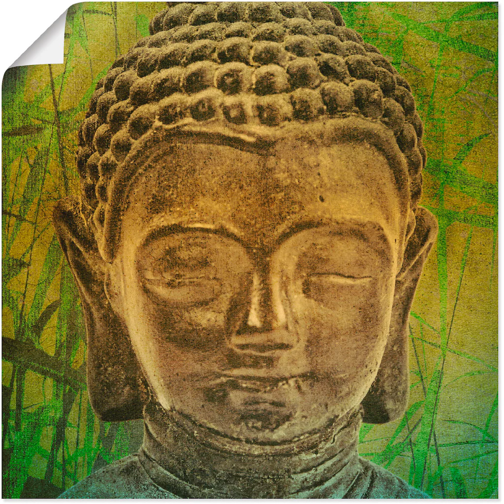 Artland Wandbild "Buddha II", Religion, (1 St.), als Leinwandbild, Poster i günstig online kaufen