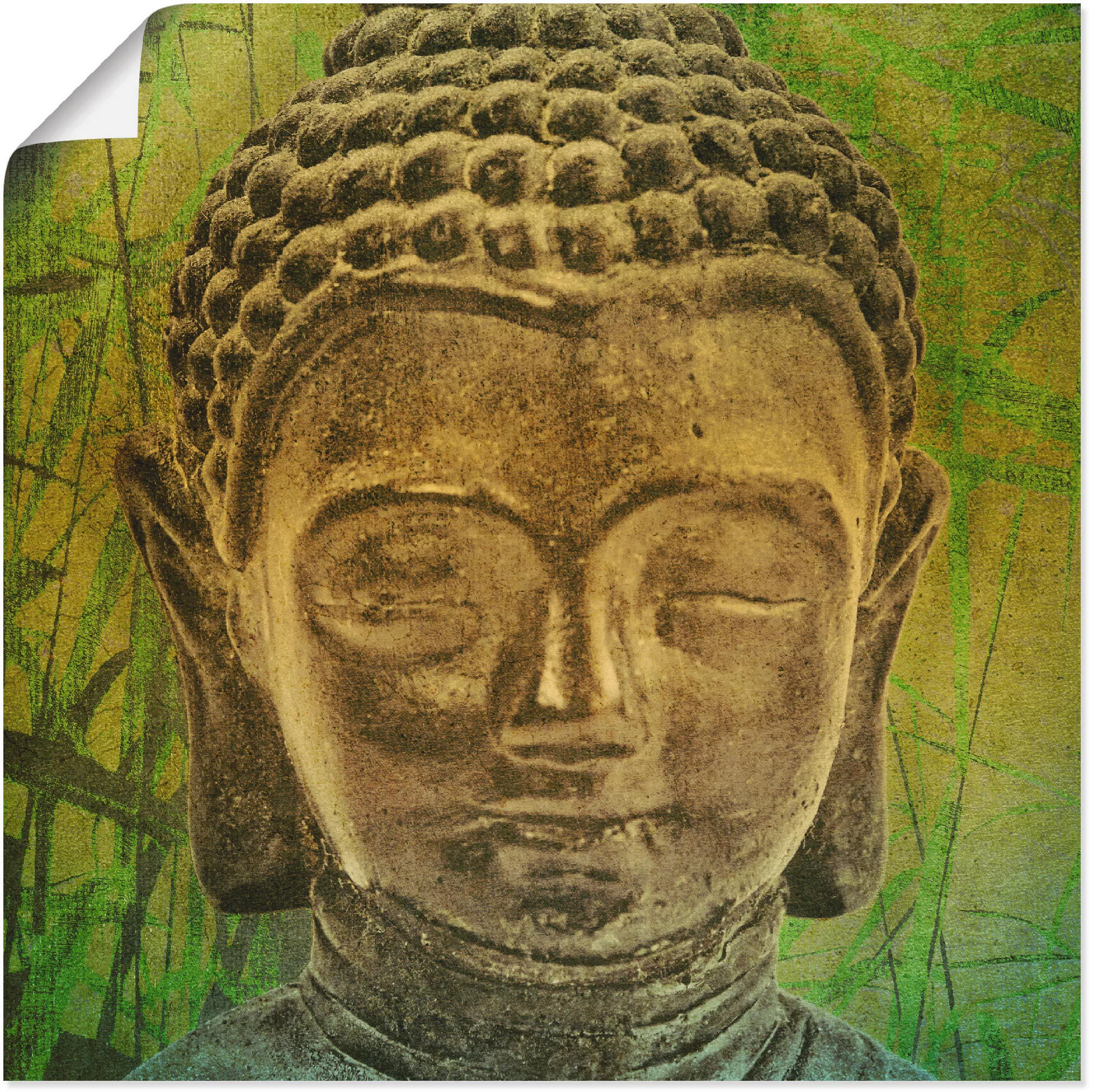Artland Wandbild "Buddha II", Religion, (1 St.) günstig online kaufen