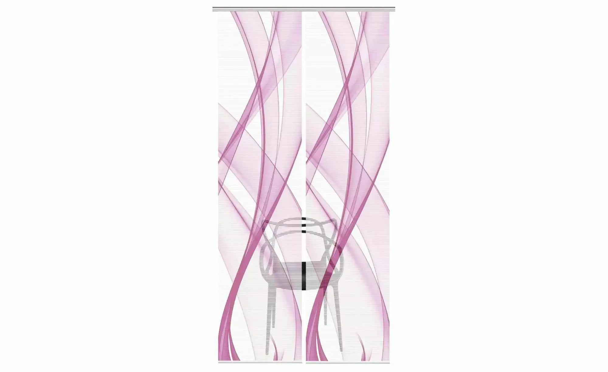 VISION S Schiebevorhang   ¦ rosa/pink ¦ Synthetik ¦ Maße (cm): B: 60 H: 260 günstig online kaufen