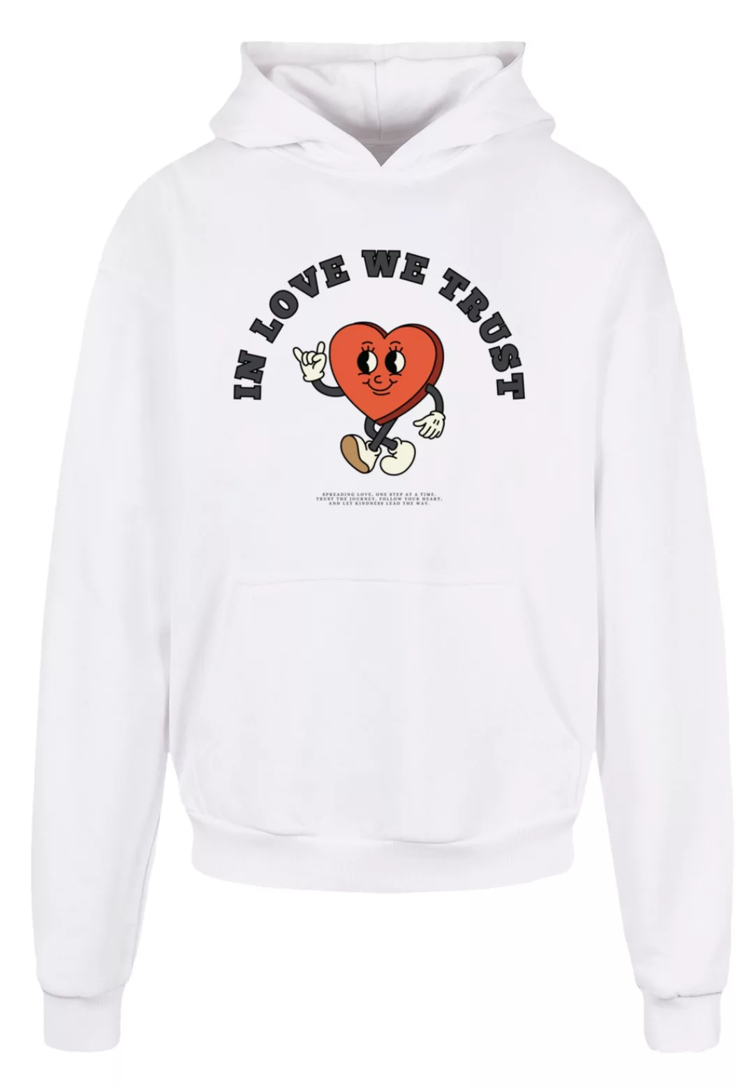 F4NT4STIC Kapuzenpullover "In Love We Trust Valentinstag Streetwear", Premi günstig online kaufen