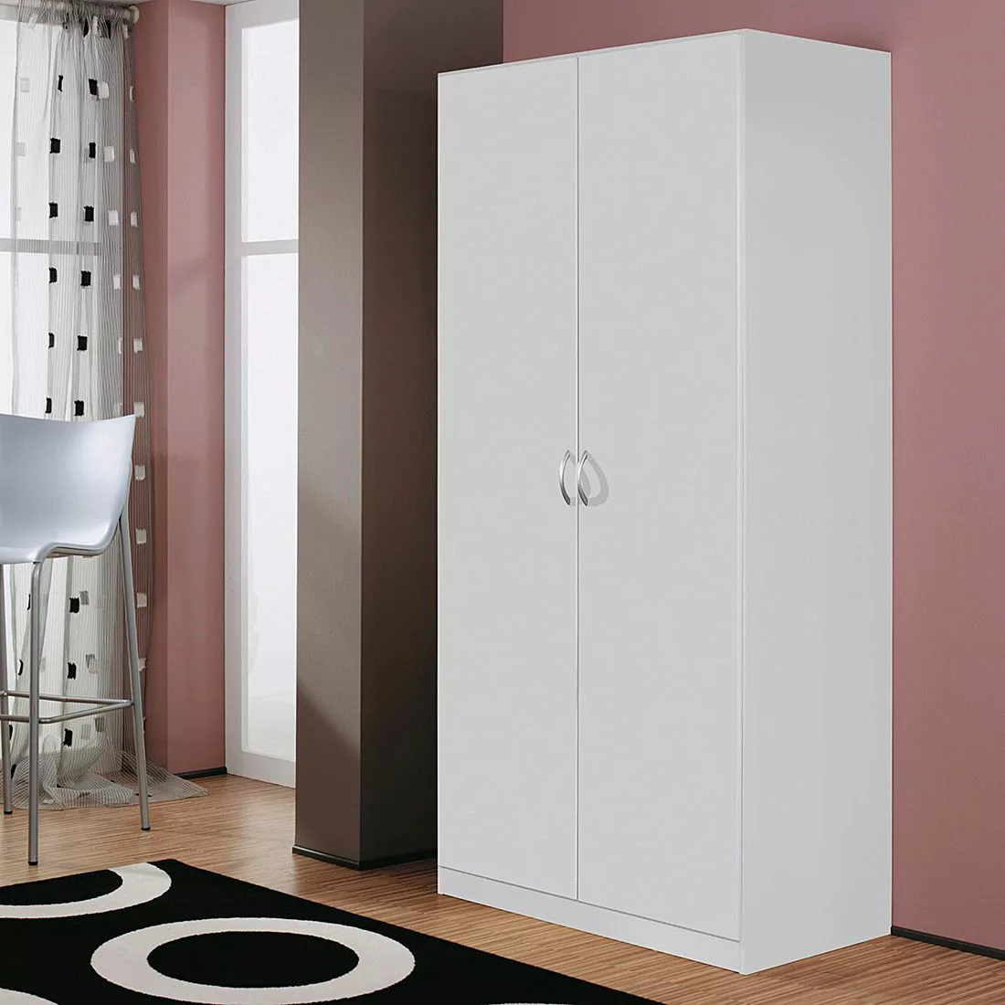 Kleiderschrank  Case - weiß - 91 cm - 197 cm - 54 cm - Sconto günstig online kaufen
