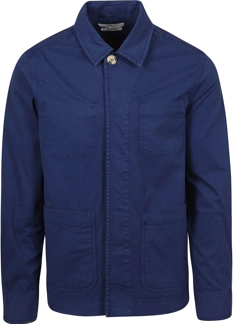 King Essentials The Benjamin Overshirt Navy - Größe XXL günstig online kaufen