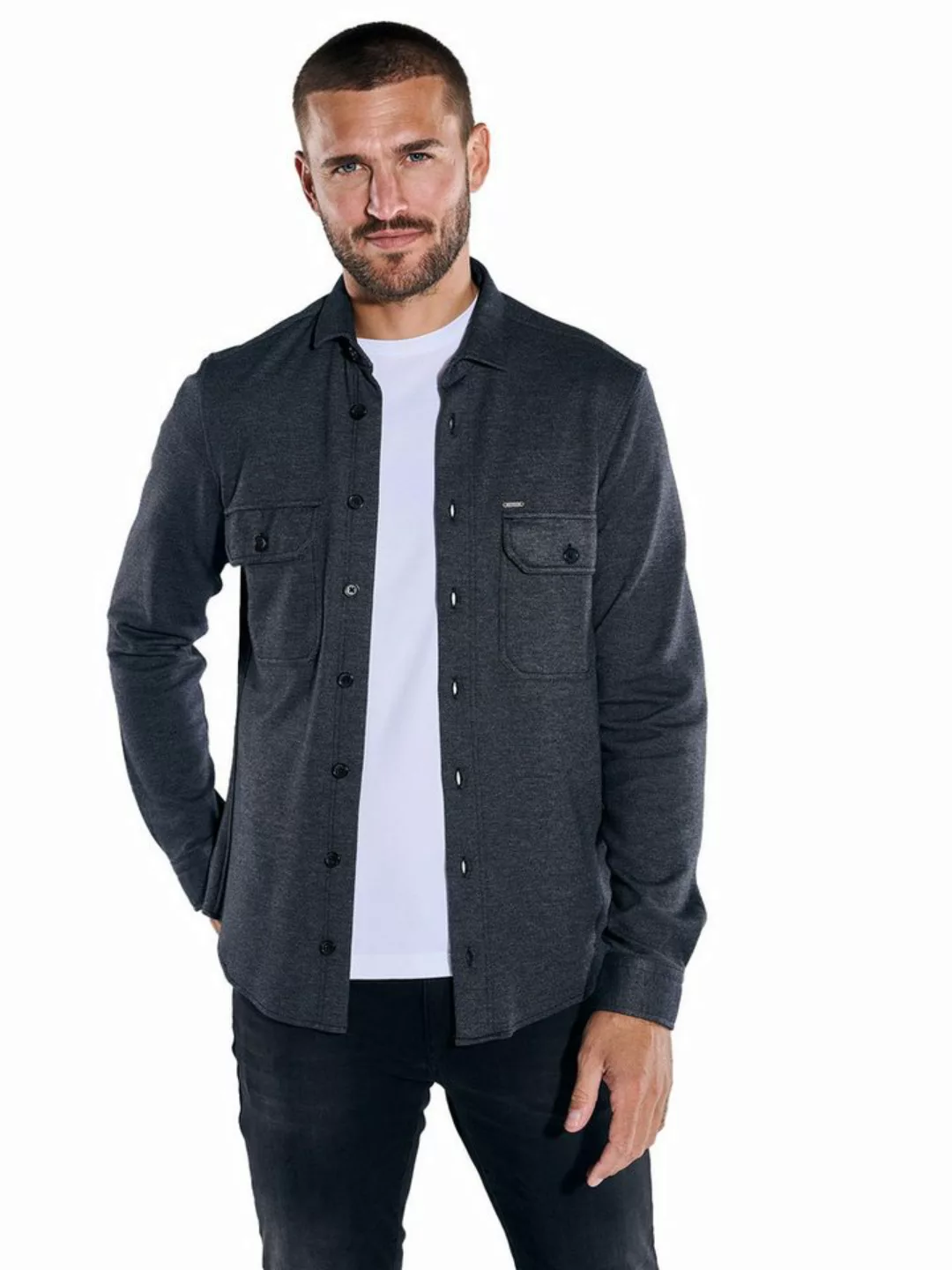 emilio adani Langarmhemd Overshirt slim fit günstig online kaufen