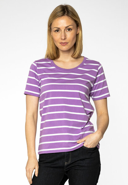 Elkline T-Shirt Anna Basic Streifen kurzarm Shirt günstig online kaufen
